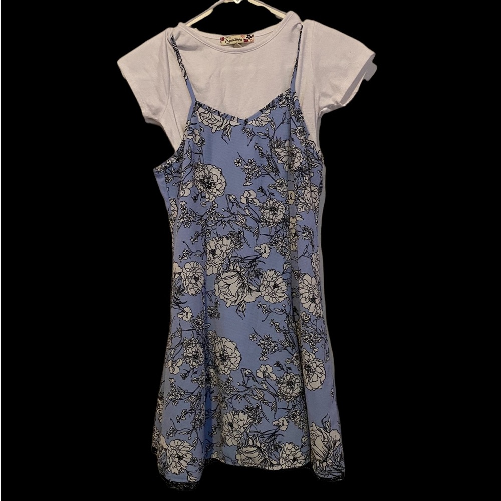 Speechless Floral Slip Dress - 2 piece